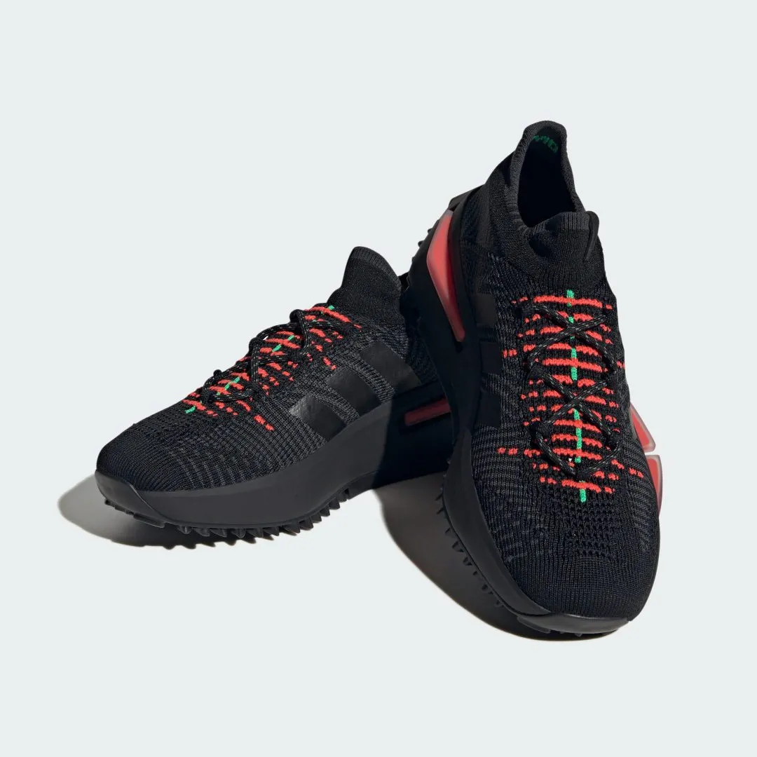 adidas NMD_S1 Core Black / Carbon / Flash Lime (IE4588)