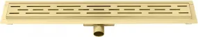 Best Design Douchegoot Nancy Met Flens 70x7x7 cm RVS Mat Goud