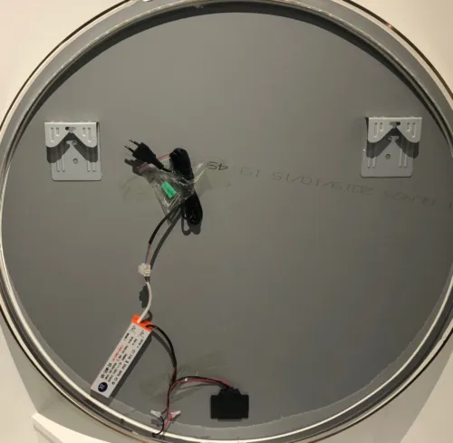 BESTDESIGN NANCY SPIEGEL MET LED Ø 100 CM MAT GOUD