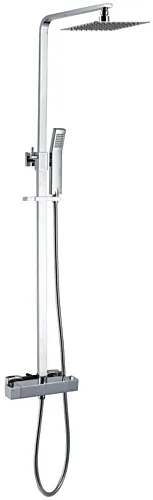 BESTDESIGN NEW YORK THERM. DOUCHEOPBOUWSET CHROOM