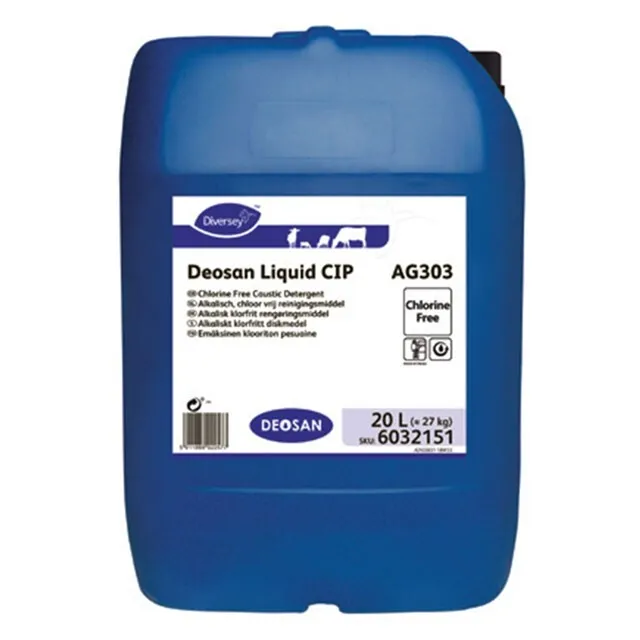 DEOSAN LIQUID CIP (REINIGING MELKAPPARATUUR EN MELKROBOT / CHLOORVRIJ / ALKALISCH)  20 LITER