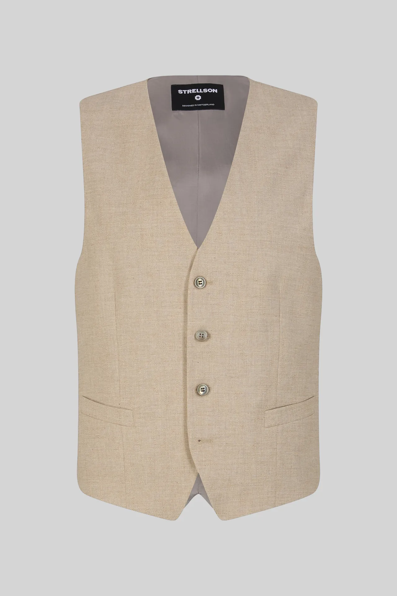 Gilet Gyl, beige gemêleerd