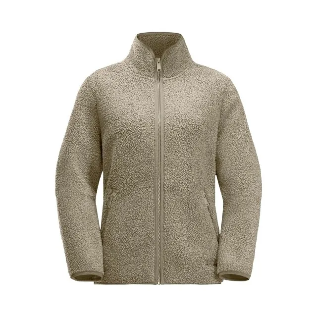 JACK WOLFSKIN HIGH CURL JACKET W FLEECE JACK BEIGE DAMES  MAAT 2XL