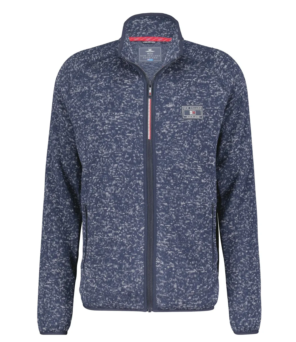 New Zealand Auckland Wharekawa 23HN361 donkerblauw heren fleece vest