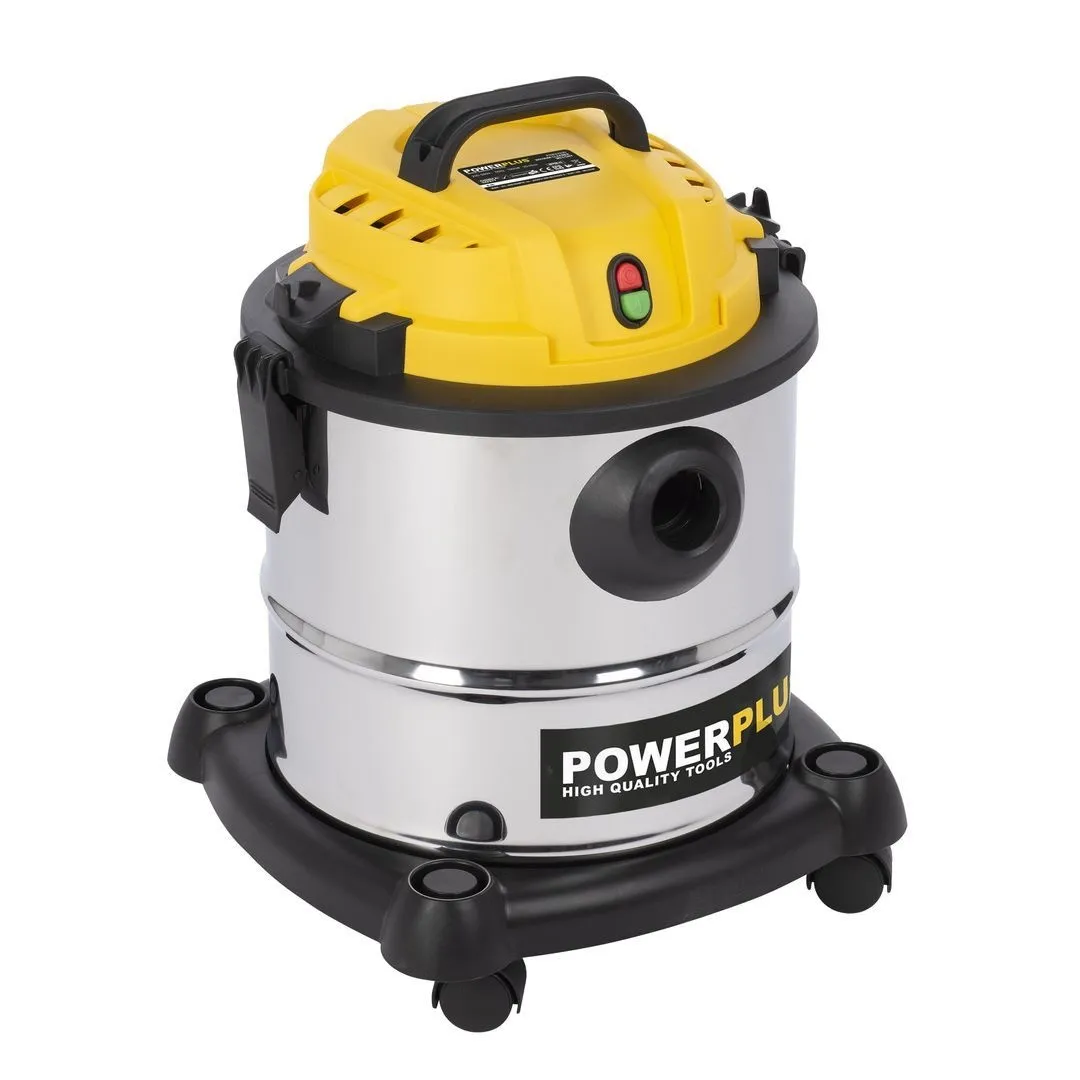 POWERPLUS POWX3230  1200W 20L NAT/ DROOGZUIGER  INCLUSIEF ACCESOIRES