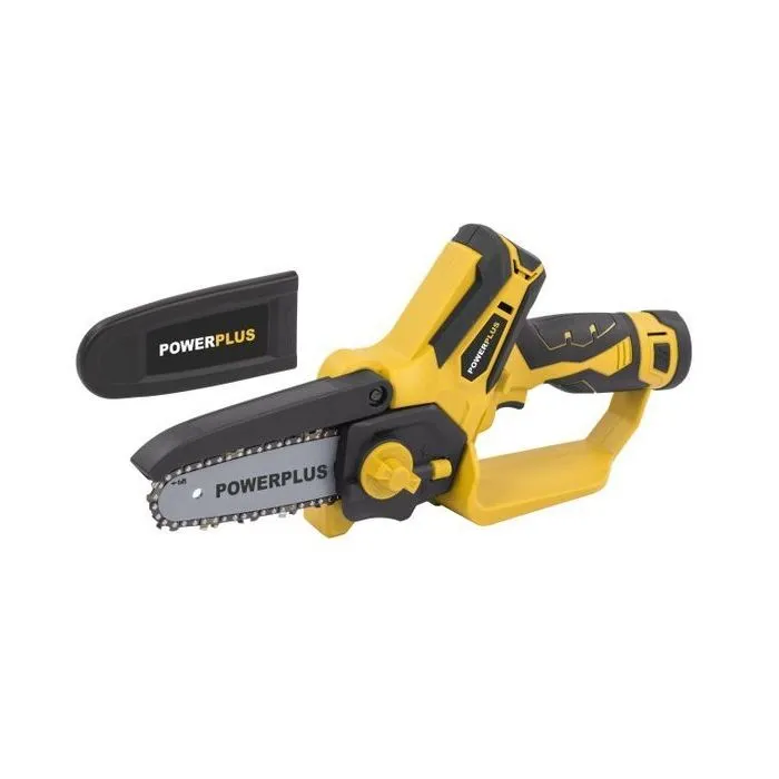 POWERPLUS POWXG1045 EENHANDS KETTINGZAAG 12V 100MM + 2 BATTERIJEN