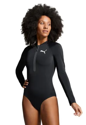 Puma Long Sleeve Surfpak Dames Zwart    