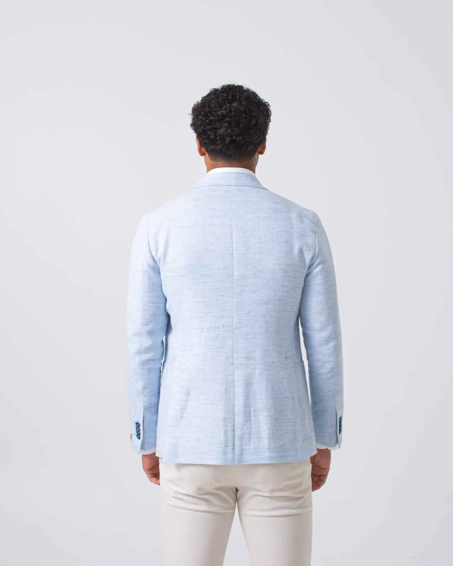 TAGLIATORE LICH BLAUW COLBERT KATOENLINNEN
