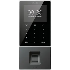 Tijdregistratiesysteem TimeMoto TM-818 SC - chipkaartlezer (RFID en MIFARE) en gezichtsherkenning - komplete aanbieding