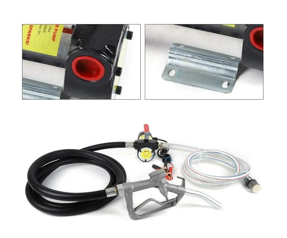 TM 12 Volt Elektrische Dieselpomp, Stookoliepomp 175 Watt