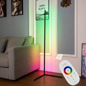 TM Moderne LED Vloerlamp RGB - LED Lamp - Hoeklamp - RGB Smart Lamp - Wit