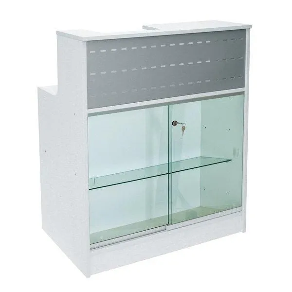 Toonbank vitrine Evolution wit 90x60x110cm