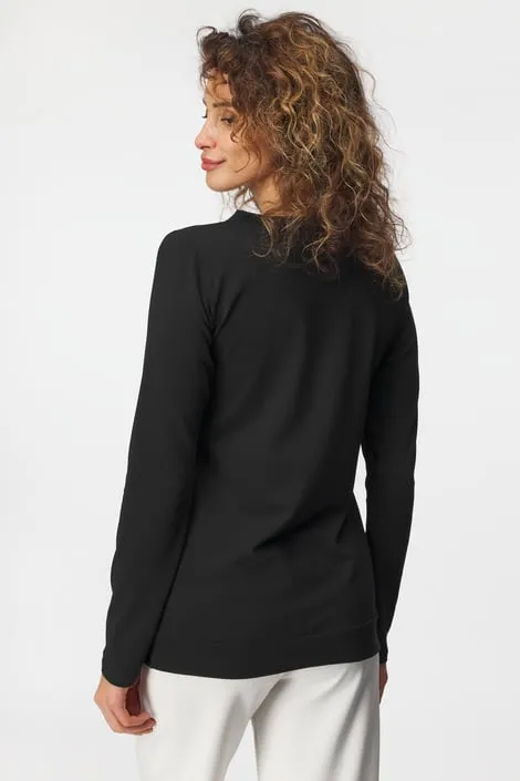 VOEDINGS TSHIRT DEBORA  ZWART
